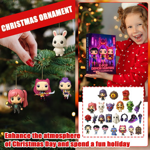 Kpop Demon Hunters Advent Calendar 2025 Acrylic <b>Keychain</b> Set Christmas Ornament Gift For Kids And Fans - Product Image 4