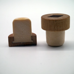 Bouchon en liège anti-déversement élégant et luxueux pour bouteilles de vin 18,5 mm 19 mm 20 mm pour whisky et <span class=keywords><strong>vodka</strong></span> - Product Image 5