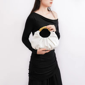 Neue Modische Plissierte Damenhandtaschen Luxuriöse PU-Leder <span class=keywords><strong>Cloud</strong></span>-Tasche Elegante Handtasche für Frauen - Product Image 4