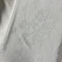 Tissu Jacquard Brocart 100% Polyester Résistant à l'Eau, Texturé Doux, Tricoté, Teint, Poids Moyen, pour Robes, Jupes, Textiles de Maison et Vêtements