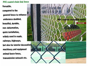 Clôtures de terrain de tennis tissées anti-corrosion d'origine du fabricant, forme de trou diamant, tissage uni, pour usage scolaire, soudage par pliage - Product Image 2