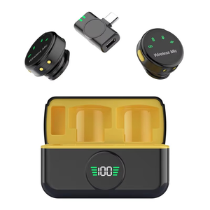 Micrófono Lavalier magnético con cancelación de ruido Grabadora de Vlog y transmisión en vivo Grabación de teléfono Reducción de ruido Lavalier Microph - Product Image 5