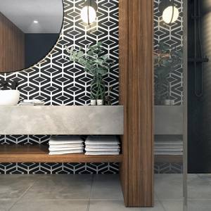 하이 퀄리티 프리미엄 모자이크 <span class=keywords><strong>Lola</strong></span> Boheme 육각 시멘트 세라믹 타일 거실 욕실 인테리어 벽 내화 벽돌 전통 - Product Image 5