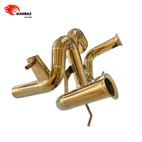 Système d'échappement Valvetronic en acier inoxydable T304 de qualité supérieure, couleur or, pour Lamborghini Aventador SVJ V12 F1, silencieux de course sonore