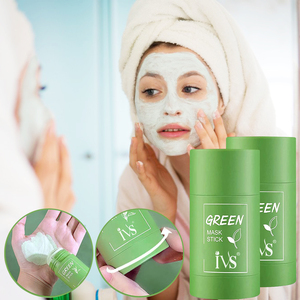 Sản Phẩm Làm Đẹp Chăm Sóc Da Nhãn Hiệu Riêng Sửa Chữa Da Và Mụn Loại Bỏ Hữu Cơ Trà Xanh Musk Clay Mask Stick Green Musk Stick - Product Image 5