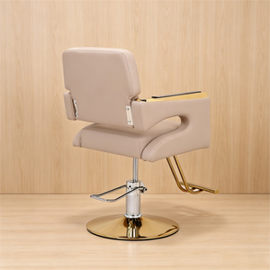 Silla de Peluquería Profesional al por Mayor para Mujeres, Asiento Moderno con Elevación para Corte de Cabello, Cuero Sintético para Salones de Belleza y Barberías - Product Image 2