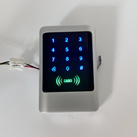Sistema de Control de Acceso RFID EM 125Khz, Caja Metálica, Teclado Táctil, Lector Independiente Wiegand 26 para Seguridad en Entrada de Hogar u Oficina