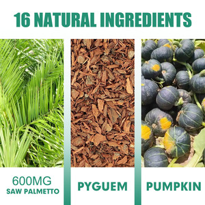 Pabrik produsen dukungan prostat utama 600mg melihat Palmetto dengan seng Pygeum dan ekstrak biji labu Pria Kesehatan urin - Product Image 3