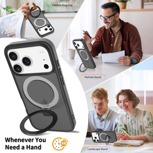 Coque de <span class=keywords><strong>téléphone</strong></span> magnétique antichoc mate en gros pour iPhone 18 17 16 15 Pro Max – Étuis transparents pour iPhone - Product Image 6