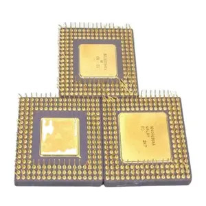 CPU keramik Intel Pentium Pro, kepingan prosesor keramik CPU untuk pemulihan pin emas tersedia di Prancis