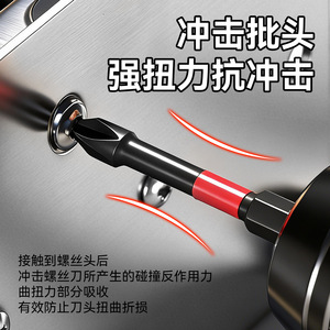 Impact Resistant Magnetic <b>Screwdriver</b> <b>Bit</b> And Socket <b>Set</b> 10 Piece 1/4 In Hex Shank Drill <b>Bits</b> Steel Tool Case - Product Image 4