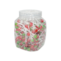 Hot Sale Rainbow Color Hard Candy Mini Small Lollipop Fruit Flavor Sugar Sweet Candy