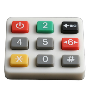<span class=keywords><strong>Silicone</strong></span> điều khiển công nghiệp bàn phím với không thấm nước bền thân thiện với môi Backlit nút cho người tiêu dùng thiết bị điện tử - Product Image 3