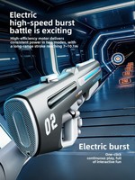 Pistolet à eau électrique à impulsions rapides, jouet en plastique, aspiration automatique de l'eau, jet puissant, pulvérisation haute pression, adultes unisexe