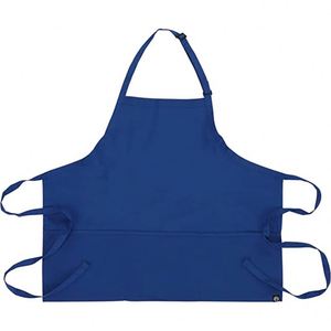 Polyester Man Woman <b>Apron</b> Custom Logo Chef <b>Kitchen</b> <b>Aprons</b> With 3 Pockets Crossback Adjust - Product Image 3