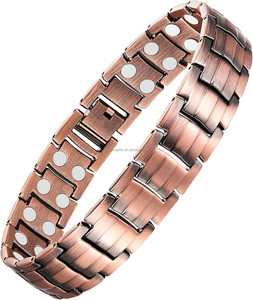 <span class=keywords><strong>Bracelet</strong></span> magnétique rectangulaire en crocodile de haute qualité pour le soulagement de la <span class=keywords><strong>douleur</strong></span> et l'arthrite réglable pour hommes et femmes vente en gros - Product Image 3