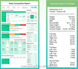 Body Fat and <strong>Muscle</strong> Scale with 24-Inch LCD Display Steel Plate Construction 0.1kg Accuracy - Product Image 3