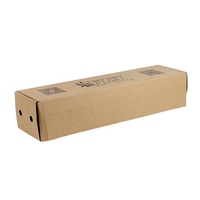 Boîte d'enveloppe ondulée brune imprimée par logo fort recyclable de 3 couches pour des fleurs