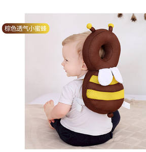 Oreillers de tête pour bébé enfant en bas âge apprenant à marcher Protection de tête d'abeille douce et respirante pour éviter les chutes Jouet unisexe 10 pièces PP coton - Product Image 6