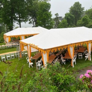 Carpa romántica personalizada para eventos al aire libre del exportador indio, diseño de marquesina moderno clásico elegante de gran tamaño para bodas y fiestas, nuevo - Product Image 4