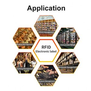 Cuốn sách theo dõi giấy cuộn Sticker NFC Tag Sticker 13.56 MHz RFID thư viện tag Mini HF RFID Tag nhãn - Product Image 4