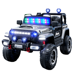 سيارة أطفال كهربائية رباعية الدفع الأكثر مبيعًا، سيارة لعبة بالتحكم عن بعد للأولاد والبنات من عمر 2-6 سنوات، عربة أطفال - Product Image 1