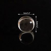 Photographie en gros de haute qualité K9 boule de verre 60mm boule de cristal clair avec support