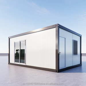 ตู้คอนเทนเนอร์บ้านซักรีดบ้านยิม40Ft 20Ft สำเร็จรูปโมดูลาร์บ้านสำนักงานพร้อมประตูกระจกปรับแต่งได้จากโรงงาน - Product Image 1