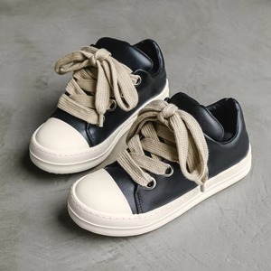 Zapatillas de hombre con aumento de altura, estilo retro de nicho de alta gama, para parejas, de PU artificial y malla, color liso, estilo coreano, duraderas y con amortiguación. - Product Image 2
