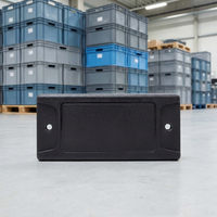 UHF RFID Sobre Metal Etiqueta ABS IP67 10m Alcance ISO18000 6C EPC Gen2 para Paleta Estante Gestión Activos Vehículo Contenedor
