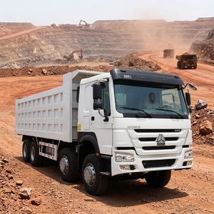Camion benne H0W0 8X4 avec grand réservoir de carburant longue portée pour l'Afrique - Product Image 3