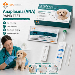 Kit de Prueba Rápida BC/BG para Perros, Antígeno de Babesia <span class=keywords><strong>Canis</strong></span> + Babesia Gibsoni, Prueba de Diagnóstico Veterinario - Product Image 2