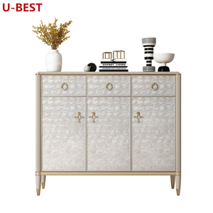 <span class=keywords><strong>Aparador</strong></span> de Madera U-Best Kitchen, Armario con Cajones, Mueble de Salón Comedor - Product Image 6