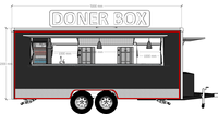 Remorque alimentaire mobile, remorques à four à pizza, remorque de camion de nourriture, remorque de restauration rapide de rue, camion de tacos entièrement équipé