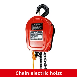 Polipasto Eléctrico de Cadena Tipo DHS Nuevo en Existencia, 5 Toneladas, 10 Toneladas, 1 Tonelada, para Taller, Grú<span class=keywords><strong>a</strong></span> de Elevación con Cadena - Product Image 2
