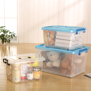 Boîte de rangement en <span class=keywords><strong>plastique</strong></span> transparente Huasu personnalisée de 35 <span class=keywords><strong>L</strong></span>, 50 <span class=keywords><strong>L</strong></span>, <span class=keywords><strong>60</strong></span> litres <span class=keywords><strong>avec</strong></span> <span class=keywords><strong>couvercle</strong></span> - Product Image 6