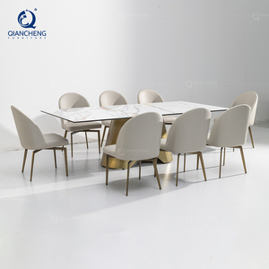 Mesa de comedor moderna <span class=keywords><strong>y</strong></span> grande, conjunto de mesas de comedor de mármol, conjunto de comedor nórdico moderno <span class=keywords><strong>y</strong></span> combinación de sillas - Product Image 3