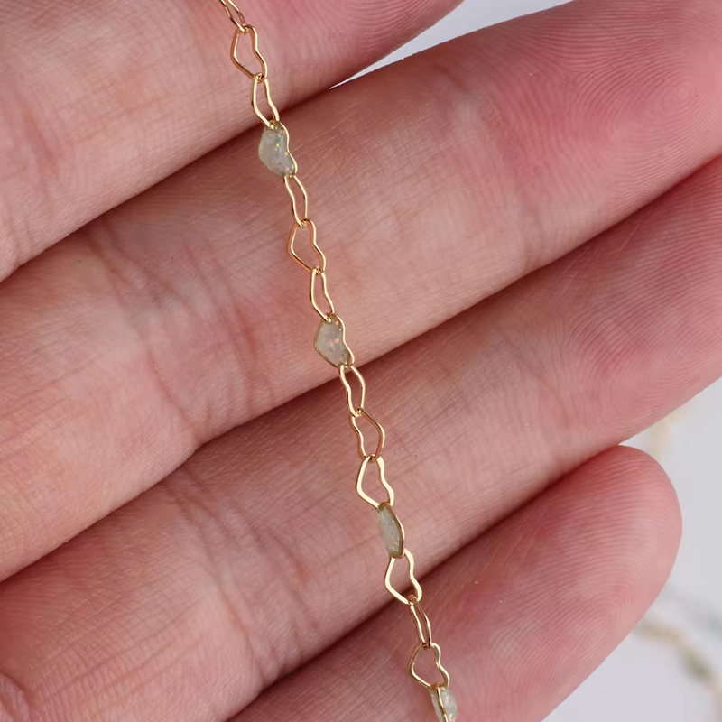 Or rempli d'or 14 carats-vert clair