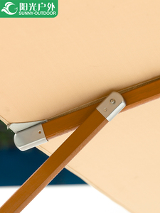 Sombrilla de Patio de Tela de Poliéster para Muebles de Exterior, Sombrilla de Playa - Product Image 3