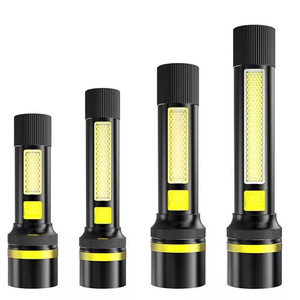 <b>Flashlight</b> <b>Rechargeable</b> Led Aluminum Alloy Dimmable Outdoor Emergency Waterproof Mini Portable 50000h Runtime - Product Image 1