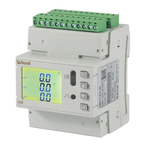 Acrel ADW210-D36-3S Din-rail3回路スマートエネルギーメーター3P4Wパワーメーター600A入力kWhメーター、3つの外部CT