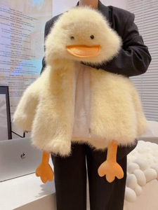 <span class=keywords><strong>Manteau</strong></span> d'<span class=keywords><strong>hiver</strong></span> mignon assorti mère-fille en forme de canard, doublé polaire et extra chaud pour enfants, vêtement d'<span class=keywords><strong>hiver</strong></span> confortable - Product Image 5