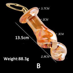 <span class=keywords><strong>Plug</strong></span> anal en verre doré avec anneau de traction, jouet de masturbation pour adultes, pour femmes et hommes - Product Image 4