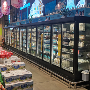 ثلاجة المشروبات, ثلاجة عرض 3 أبواب تبريد r404a تبريد E7 أوكلاند - Product Image 5