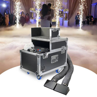 Machine à fumée électrique 3000W en métal à effet de brouillard bas avec télécommande, base à eau, DMX, pour scène, DJ, mariage, discothèque, fête