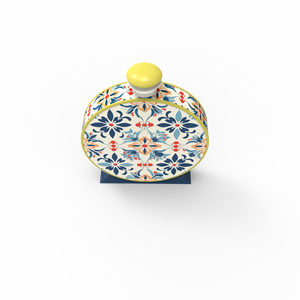 לוגו קיבולת אישית לוגו סיטוני של חרסינה בעבודת יד פורצלן משקה יין דקנטר טאלאוורה קרמית - Product Image 5