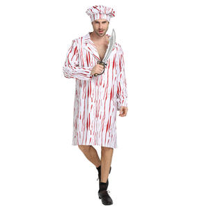 <span class=keywords><strong>Disfraz</strong></span> <span class=keywords><strong>de</strong></span> Halloween TV y película Horror Hombre Chef Cosplay Disfraces Blanco Fantasía <span class=keywords><strong>Diablo</strong></span> Traje para hombres y parejas - Product Image 6