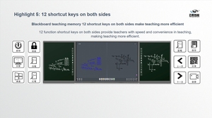 กระดานไวท์บอร์ดแบบอินเตอร์แอคทีฟซิงค์หลายหน้าจอความละเอียด4K 20จุดระบบสัมผัส Android/windows OS กล้อง48MP - Product Image 5