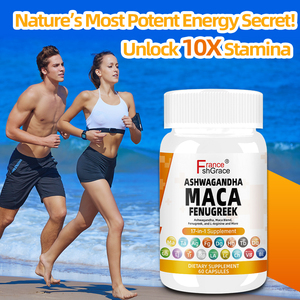 Suplemento Personalizado de Ashwagandha, Raíz de Maca y Fenogreco, Cápsulas para Mejorar la Energía y Vitalidad Masculina, Pastillas para Agrandar el Pene - Product Image 2
