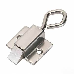 Nwo dk634 lच लॉक औद्योगिक हास्प जस्ता मिश्र धातु चांदी औद्योगिक कैबिनेट प्रभाव दरवाजा - Product Image 1